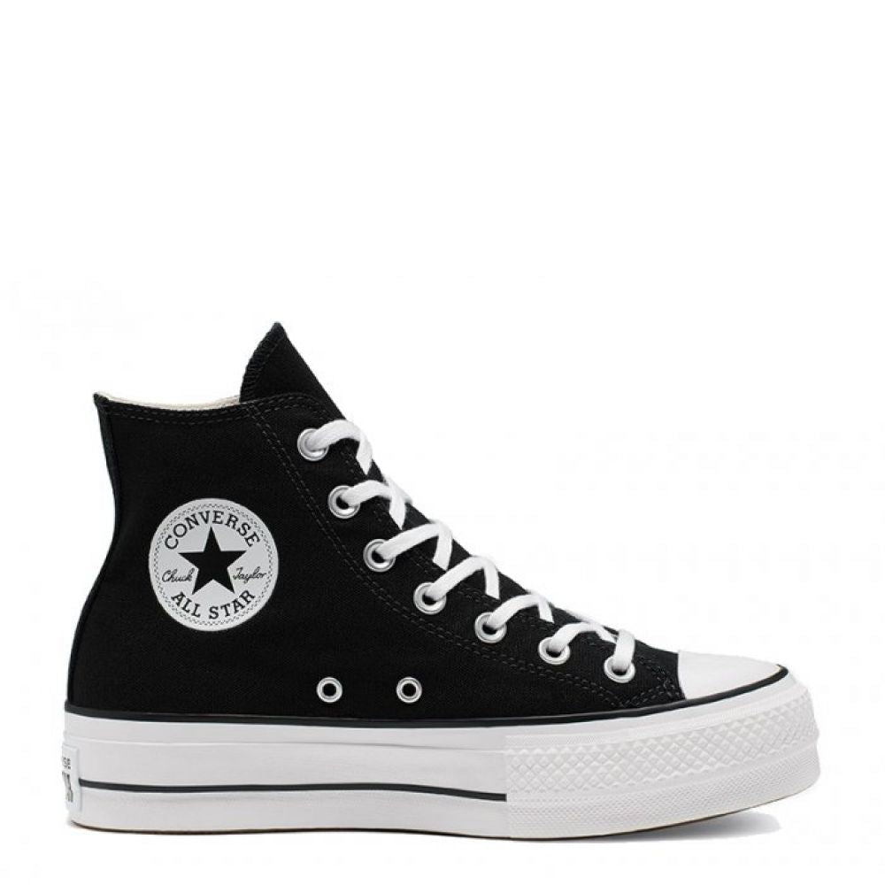 Converse Women's Chuck Taylor All Star Lift High Top in Black/White/White