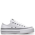 Converse Women's Chuck Taylor All Star Lift Low Top in White/Black