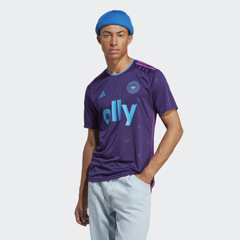 Men's adidas Charlotte FC 23/24 Away Jersey