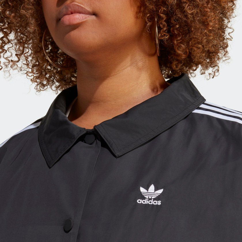 Women's adidas Adicolor Classics 3-Stripes Coach Jacket (Plus Size)