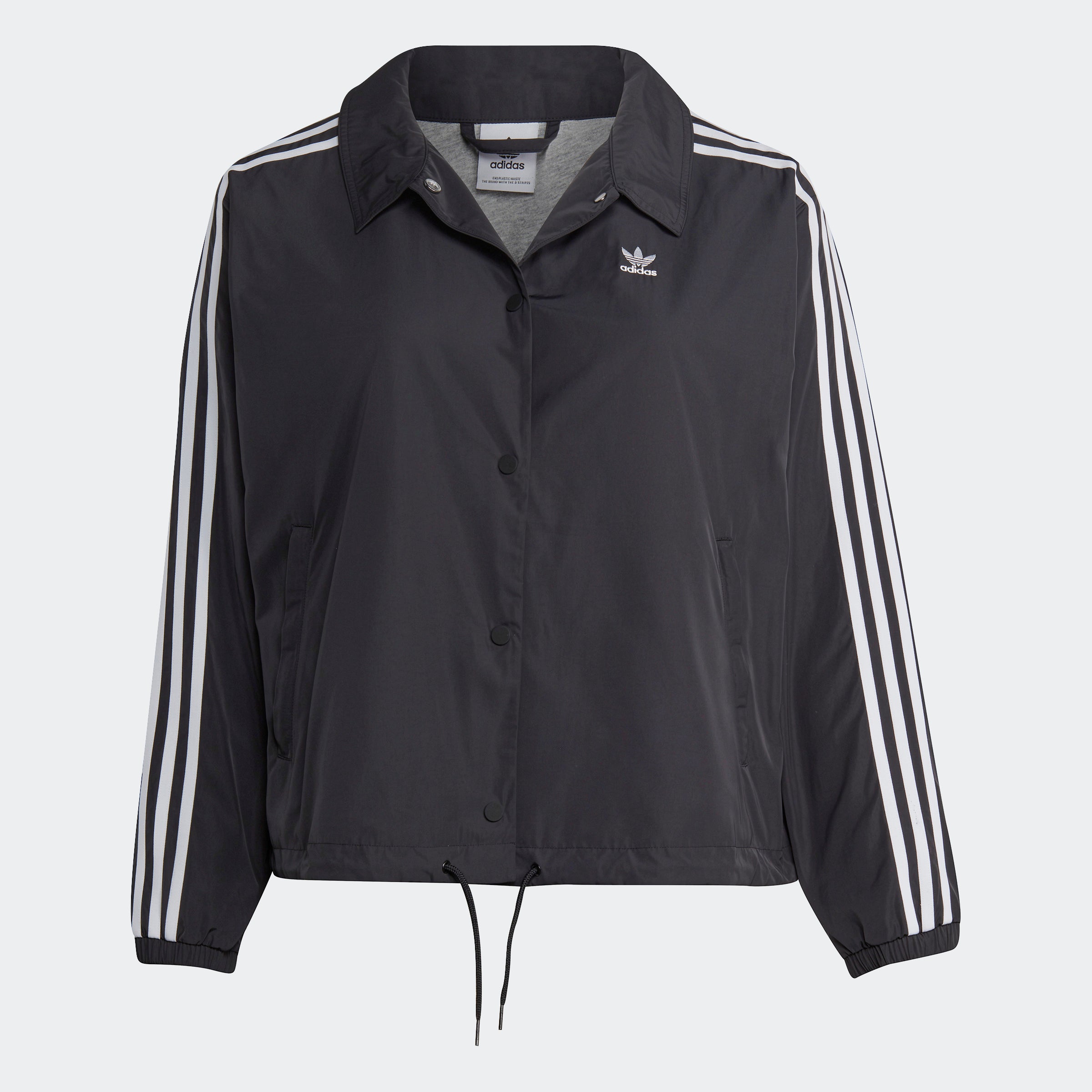 Women's adidas Adicolor Classics 3-Stripes Coach Jacket (Plus Size)