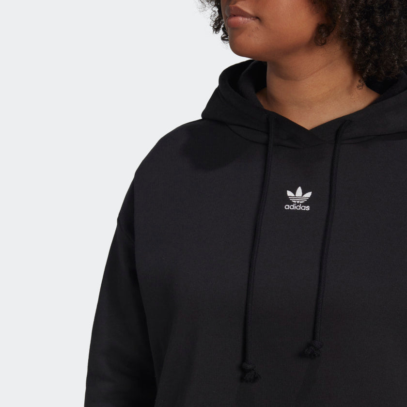 Women's adidas Adicolor Essentials Crop Fleece Hoodie (Plus Size)