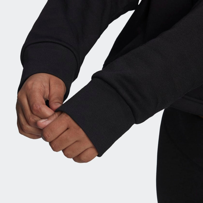 Women's adidas Adicolor Essentials Crop Fleece Hoodie (Plus Size)