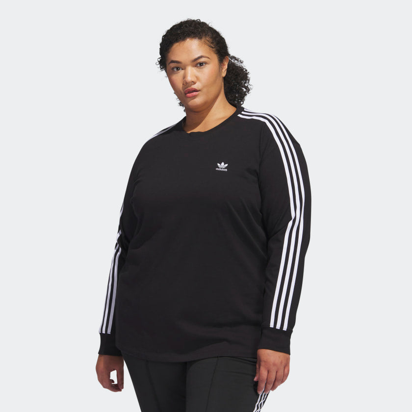Women's adidas Adicolor Classics Long Sleeve Tee (Plus Size)