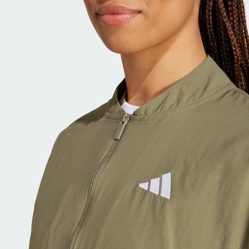 Women's adidas Essentials 3-Stripes Lifestyle Woven Bomber Jacket