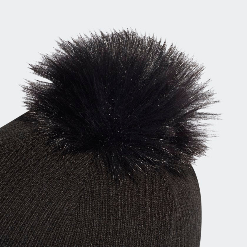Faux Fur Pompom Beanie