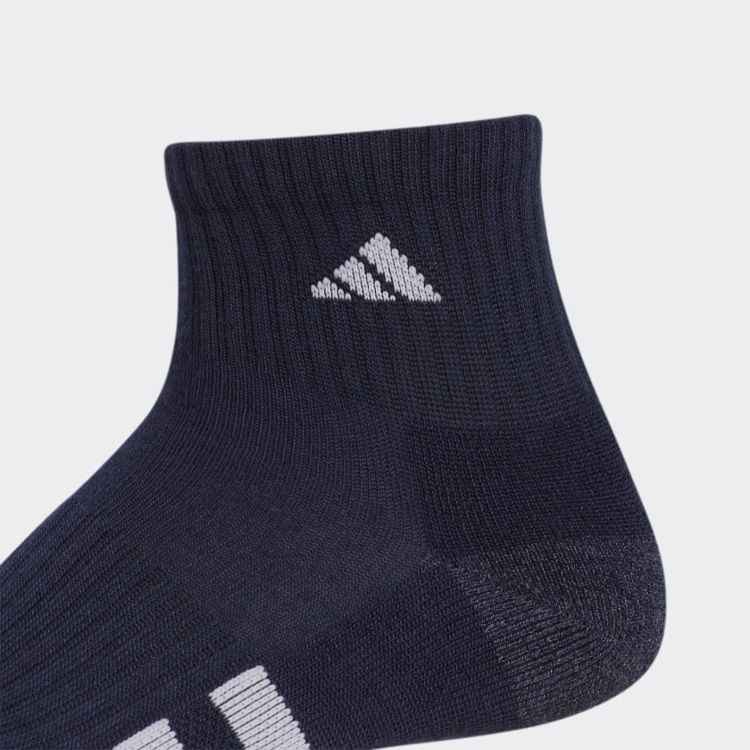 Cushioned Color Quarter Socks 3 Pairs