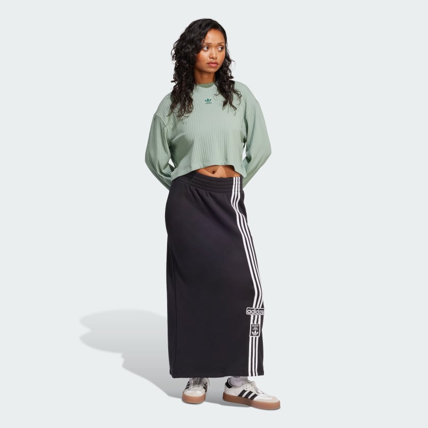 Women's adidas Essentials Wide Rib Long Sleeve Tee