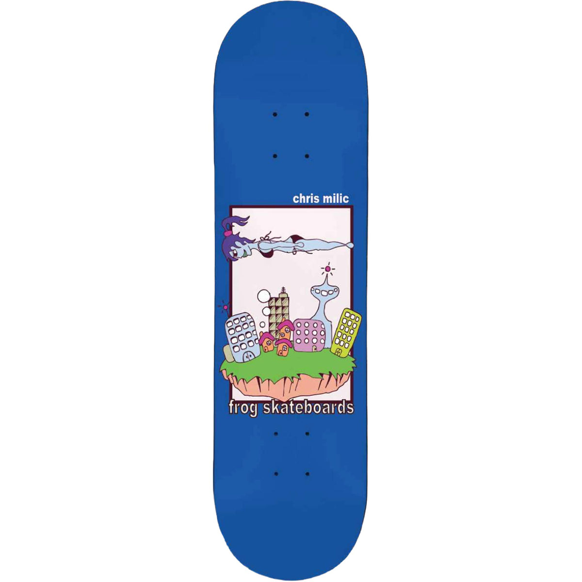 Frog Air Head Chris Milic Skateboard Deck 8.25"