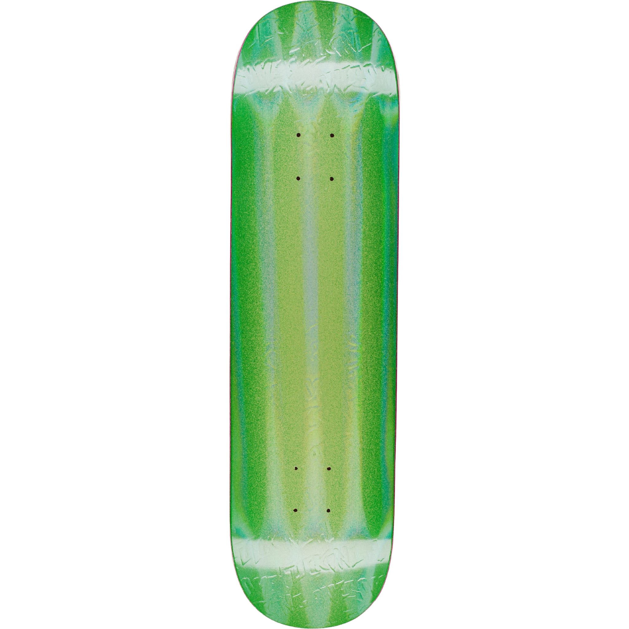 Fucking Awesome Neon Green Stamp Embossed Skateboard Deck 8.5"