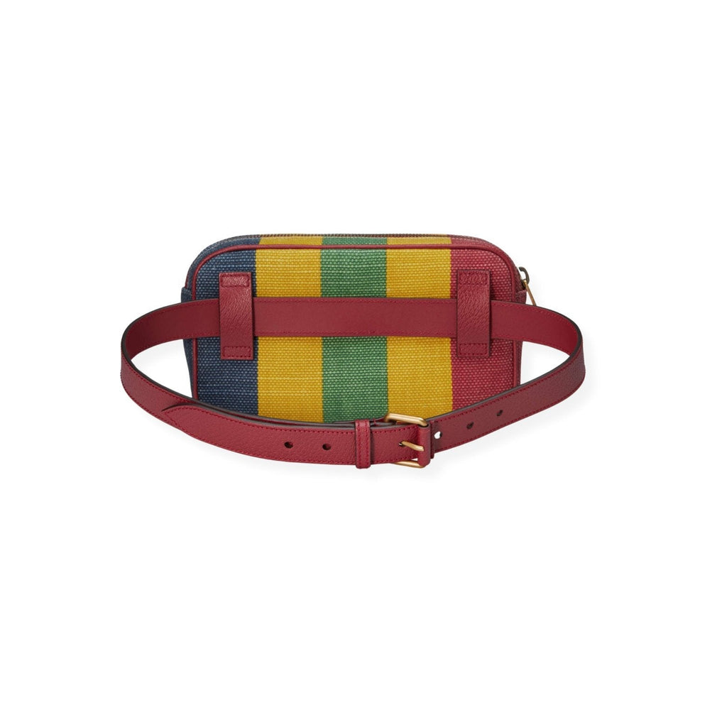GUCCI Baiadera Stripe Canvas Belt Bag