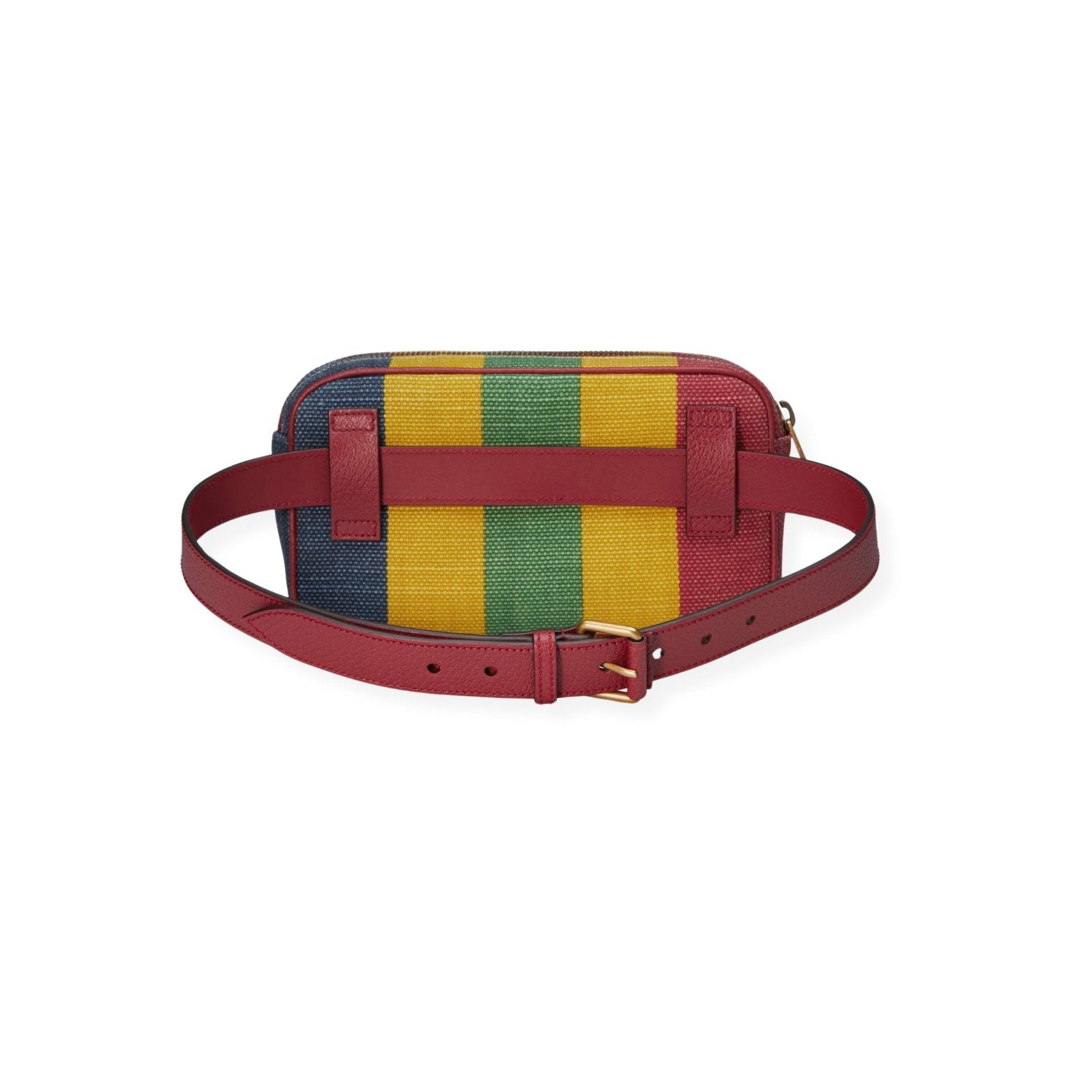 GUCCI Baiadera Stripe Canvas Belt Bag