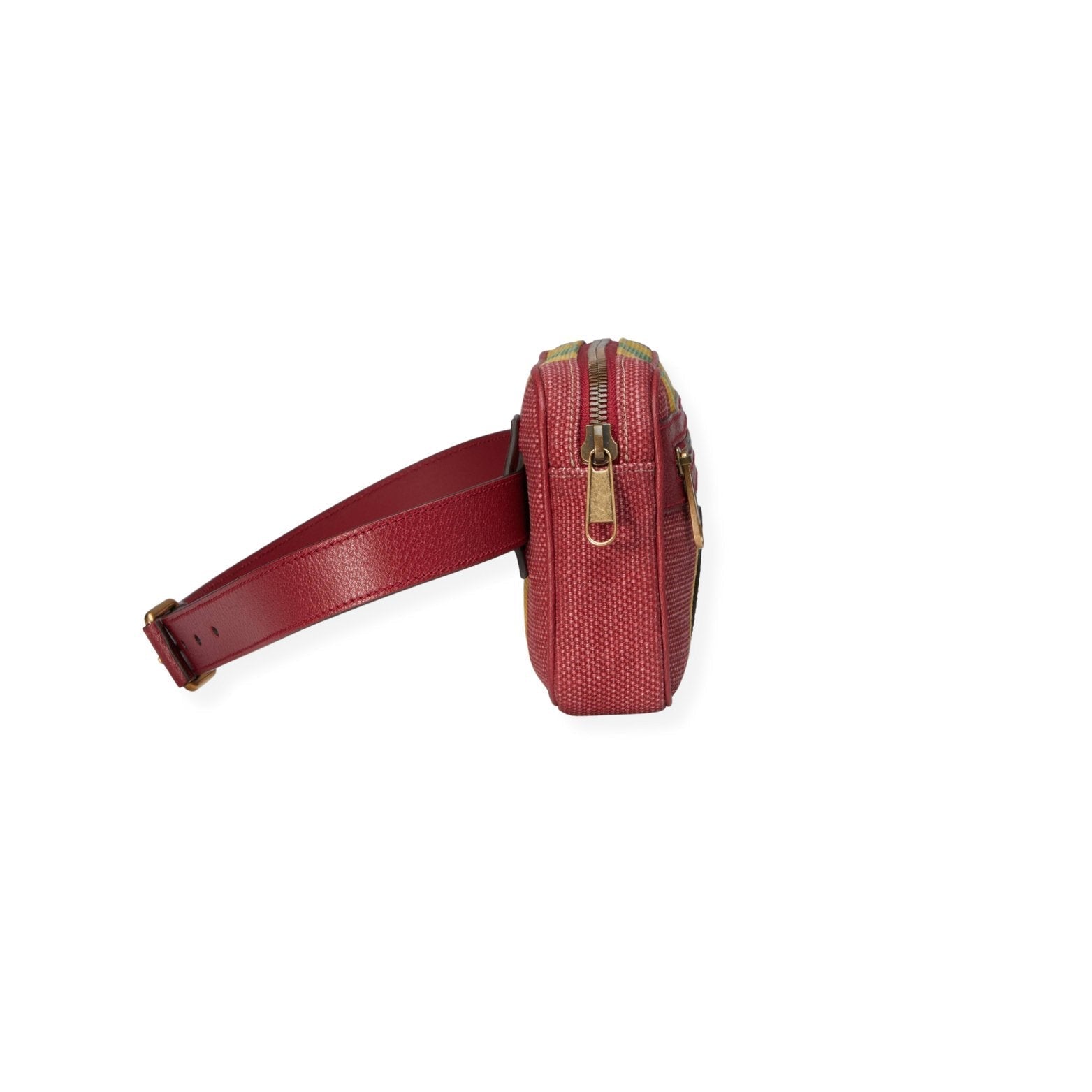 GUCCI Baiadera Stripe Canvas Belt Bag