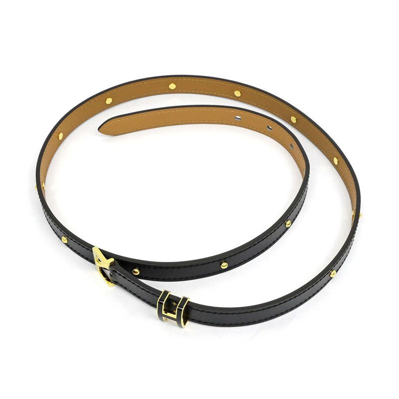 Hermes Belt Pop H Courte 15 85 Black Gold Hardware
