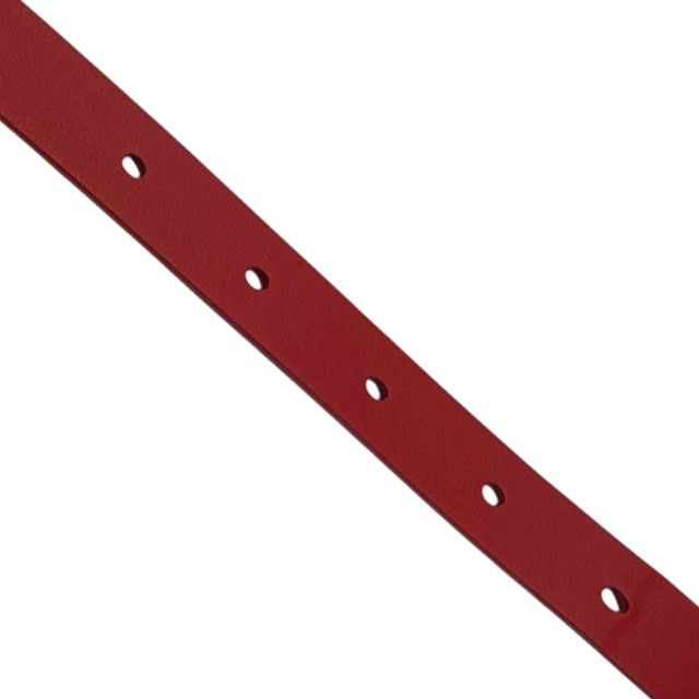 Christian Dior Belt Thin CD Logo Red