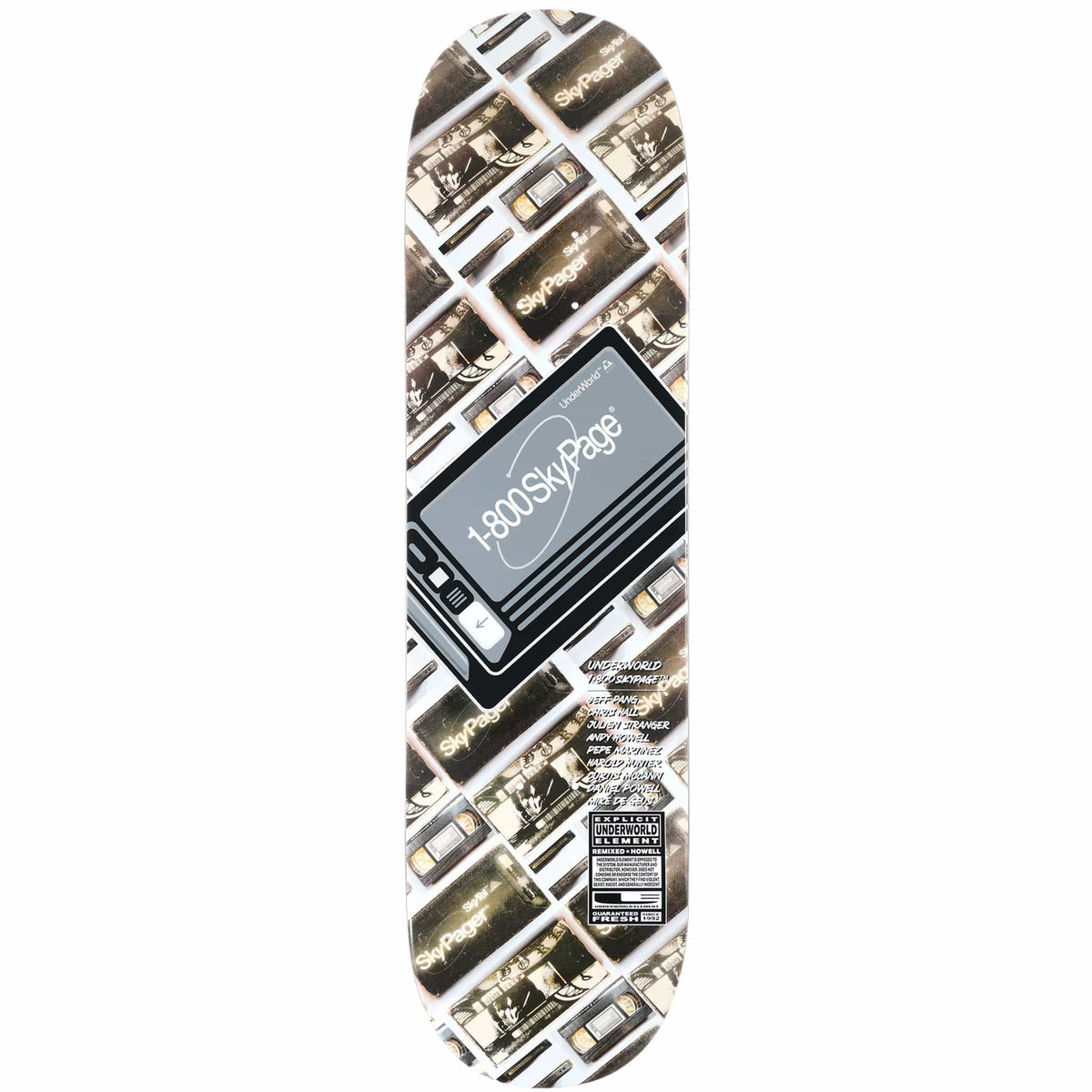 Heritage Underworld Element Skypager II Skate Shop Day Skateboard Deck 8.5"