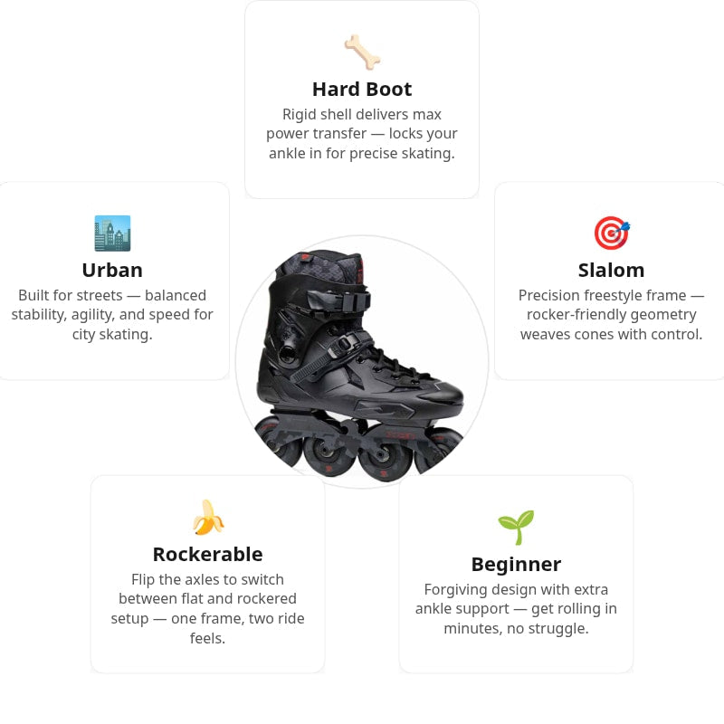 Flying Eagle X3 Shrike Black Skates