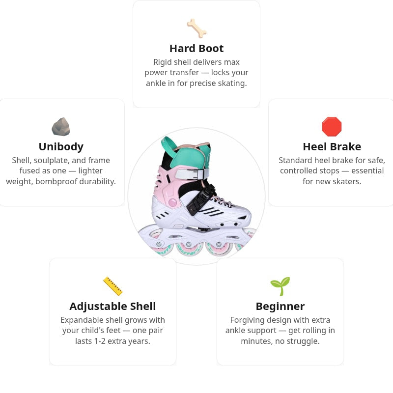 Playlife Khaan LTD Pastel adj. Kids Skates
