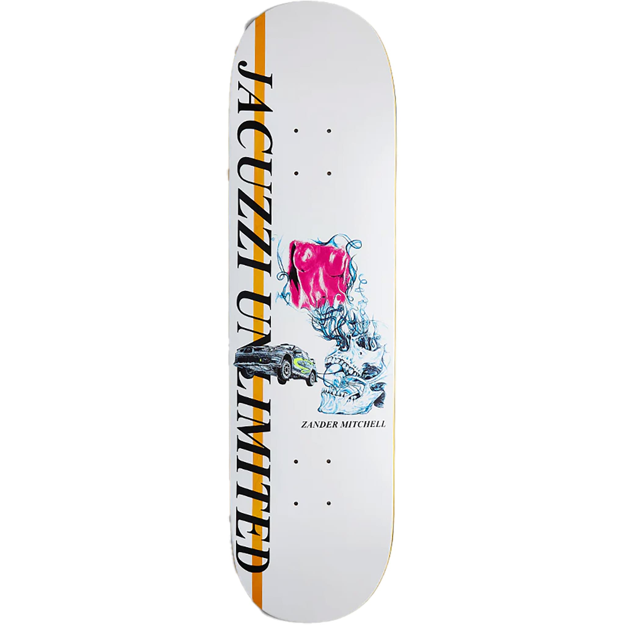 Jacuzzi Mitchell Race Car EX7 Skateboard Deck 8.5"