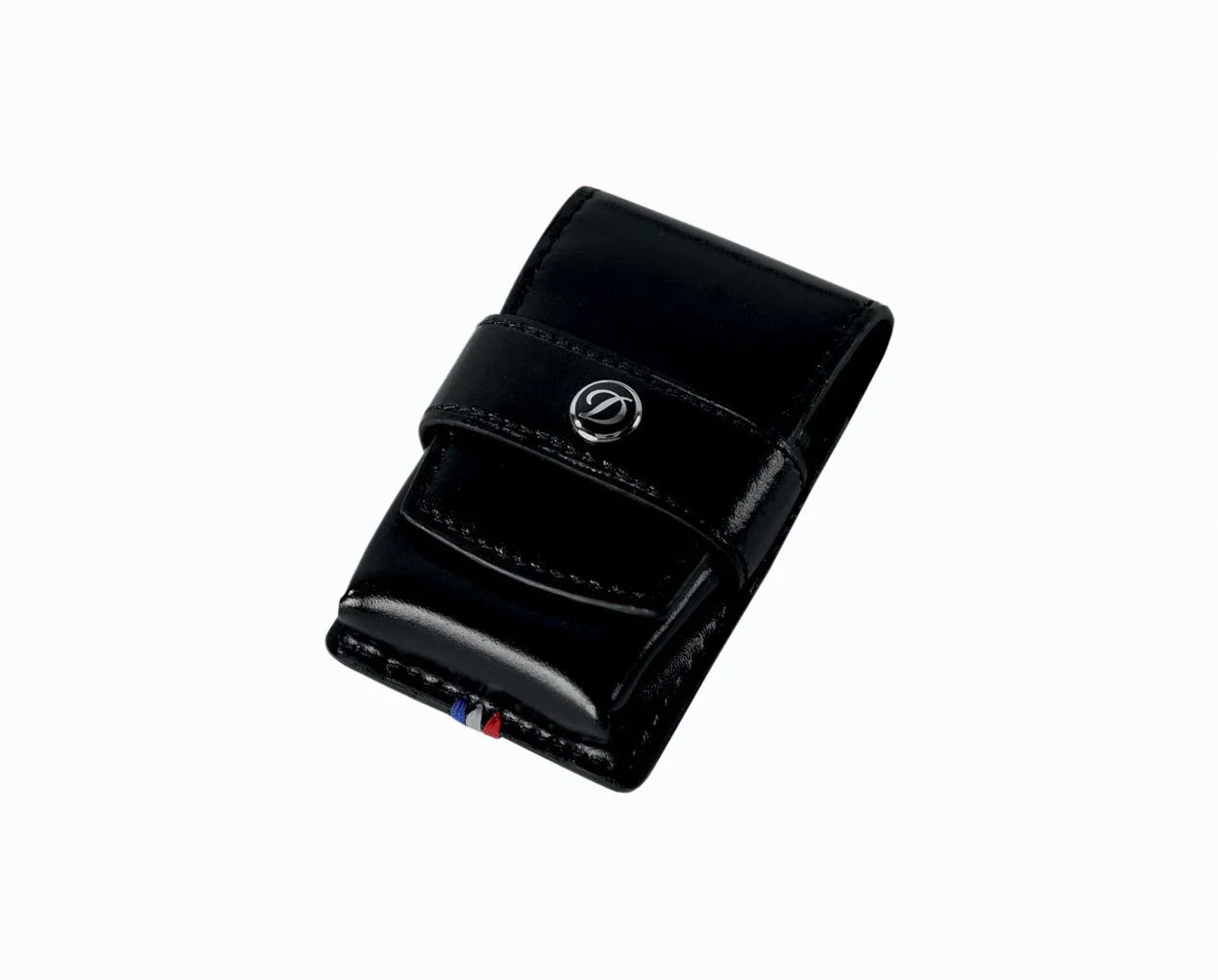 Line D Black Smooth Leather Lighter Case/Etui 180024