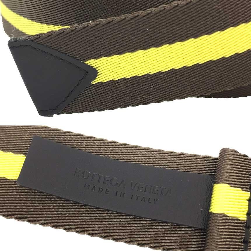 Bottega Veneta Striped Belt