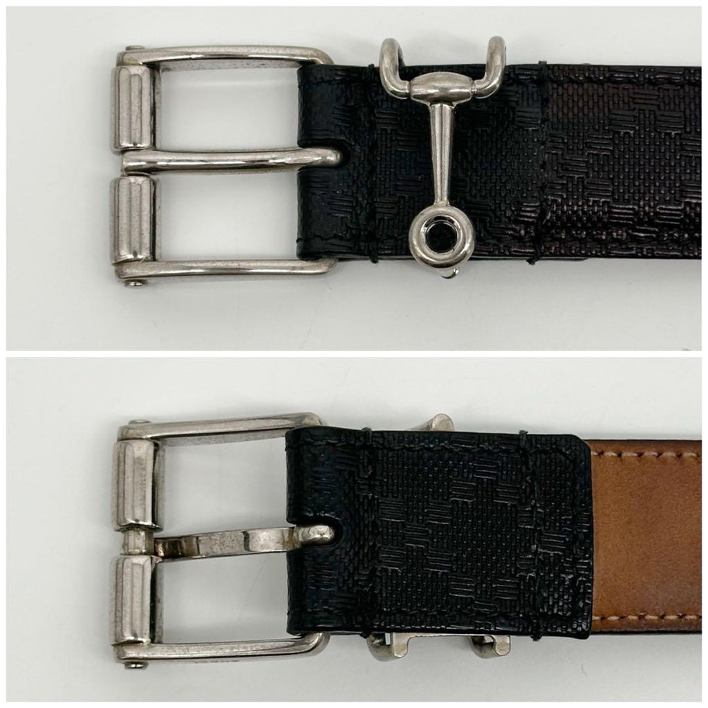 Gucci Horsebit Silver Classic Belt Diamante