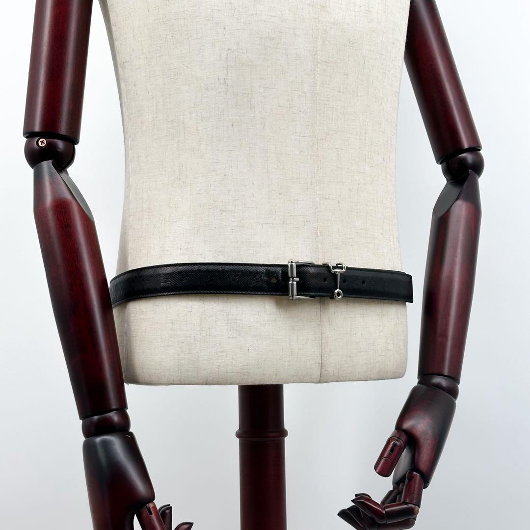 Gucci Horsebit Silver Classic Belt Diamante