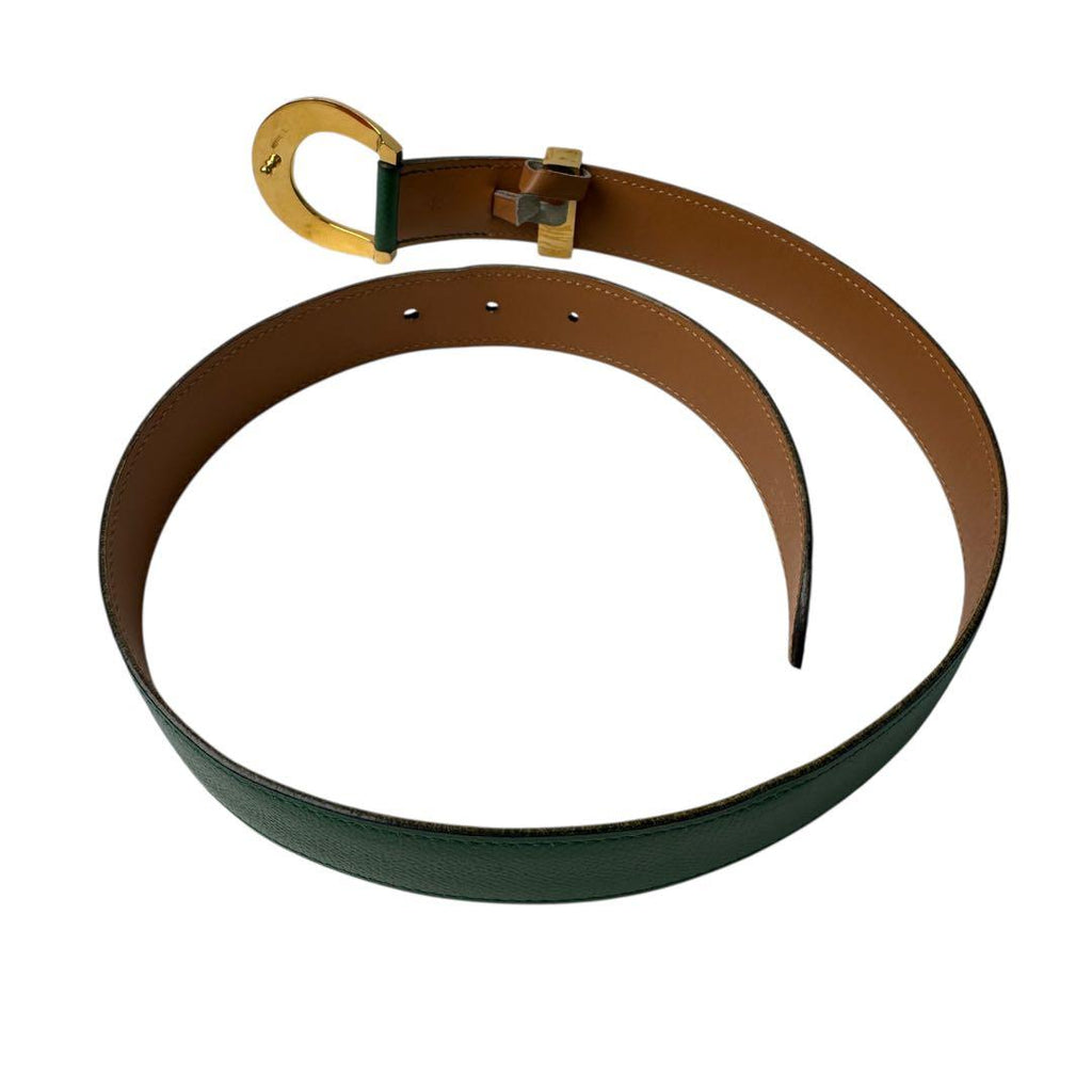 Hermes Horse Schubert Horseshoe GD 70 Vintage Belt