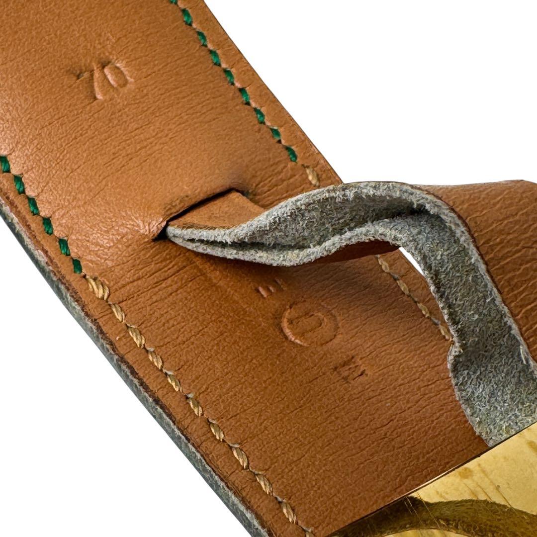 Hermes Horse Schubert Horseshoe GD 70 Vintage Belt