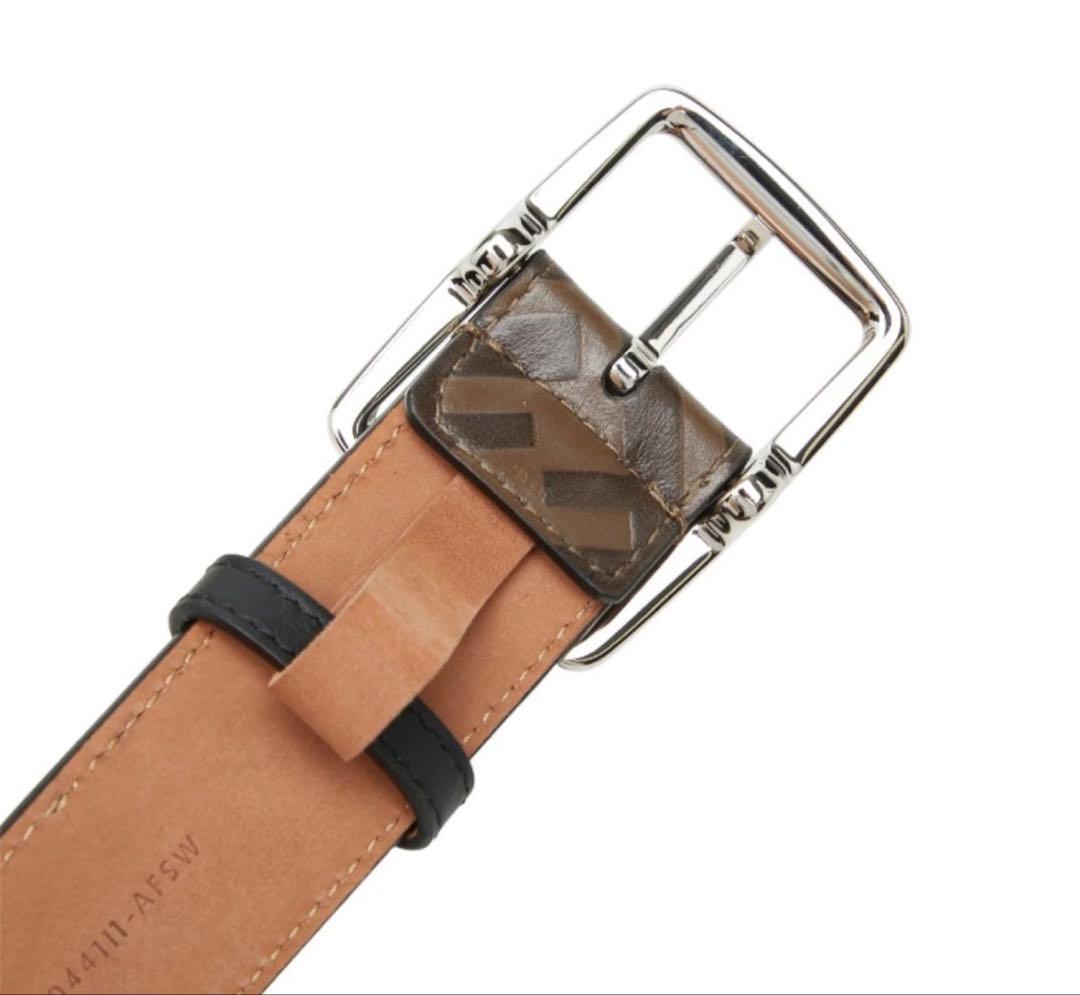 Fendi Zucca FF Logo Plain Belt