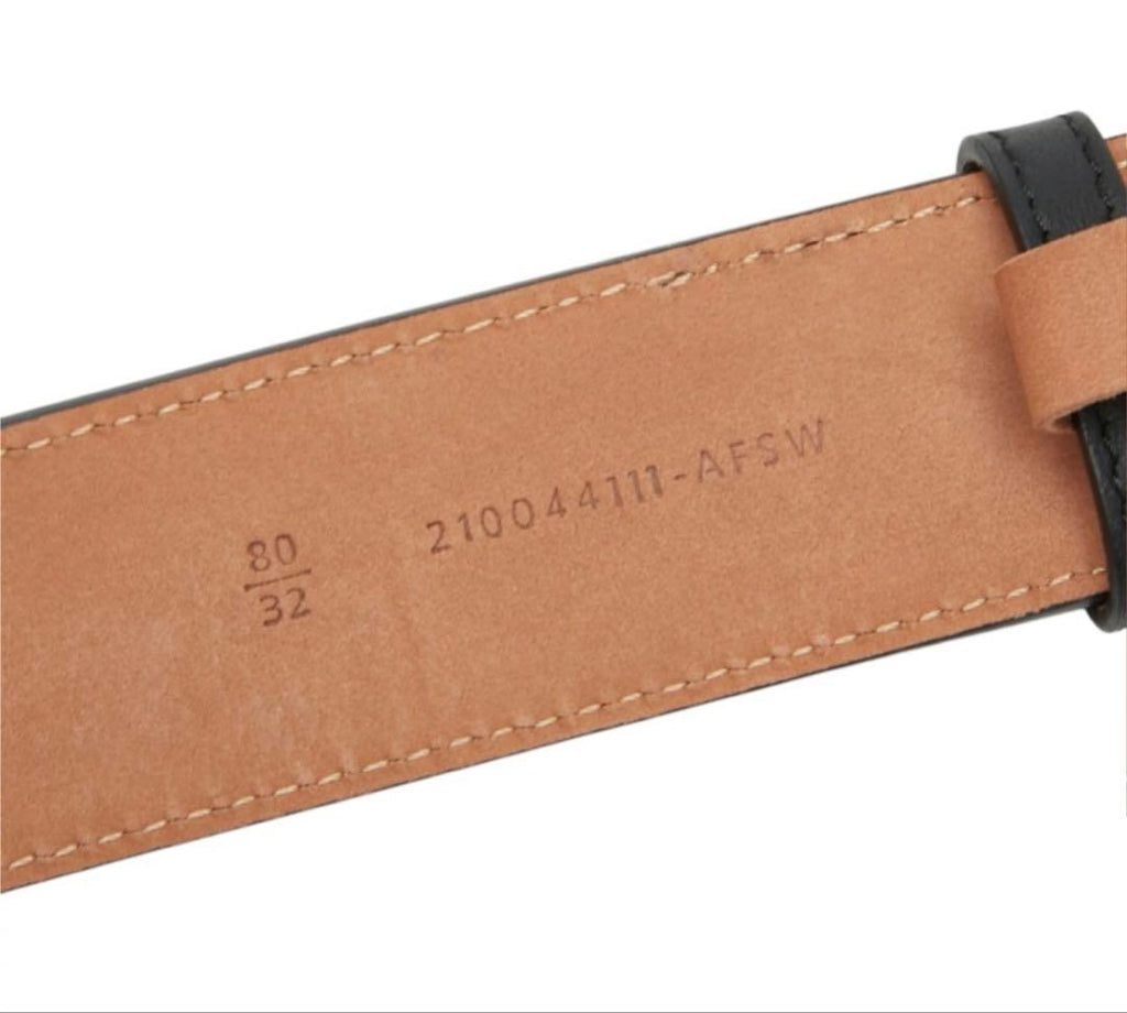 Fendi Zucca FF Logo Plain Belt