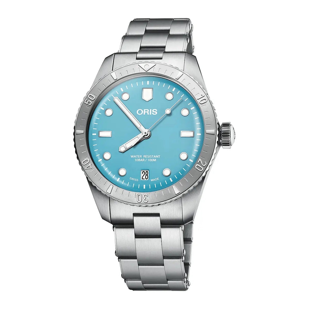 Oris Divers Sixty-Five Cotton Candy Azzurro 01 733 7771 4055-07 8 19 18