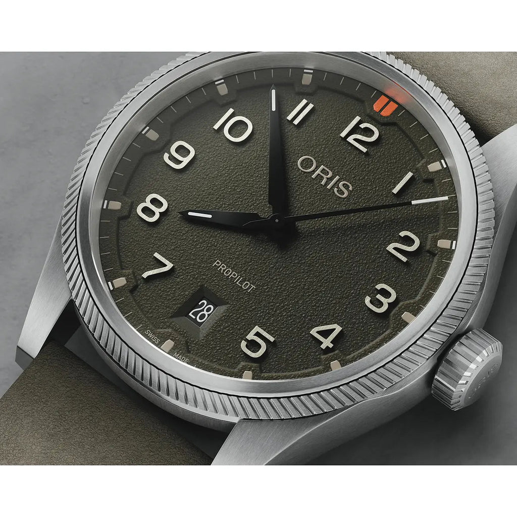 Oris ProPilot Date Verde Muschio 41 mm 01 733 7805 4167-07 6 20 16LC