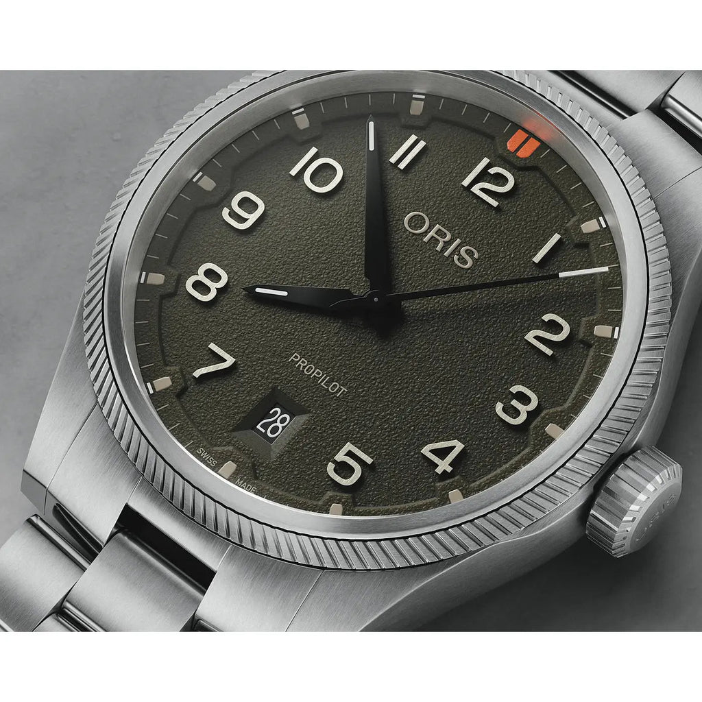 Oris ProPilot Date Verde Muschio 41 mm 01 733 7805 4167-07 8 20 04LC