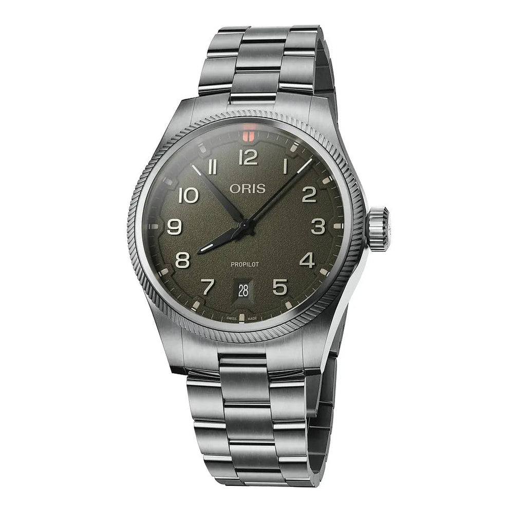 Oris ProPilot Date Verde Muschio 41 mm 01 733 7805 4167-07 8 20 04LC