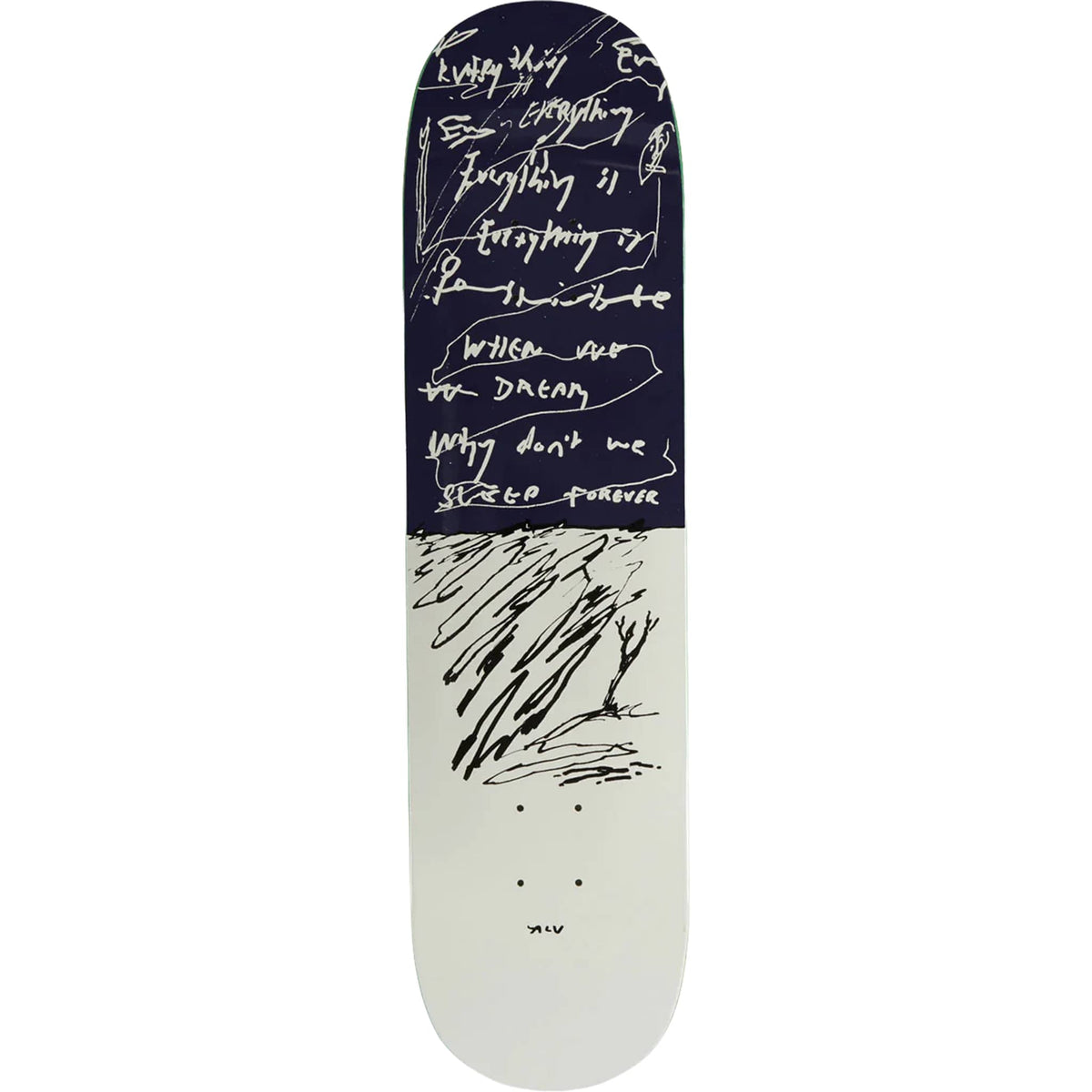 Polar Team Alv Sleep Forever Skateboard Deck 8"