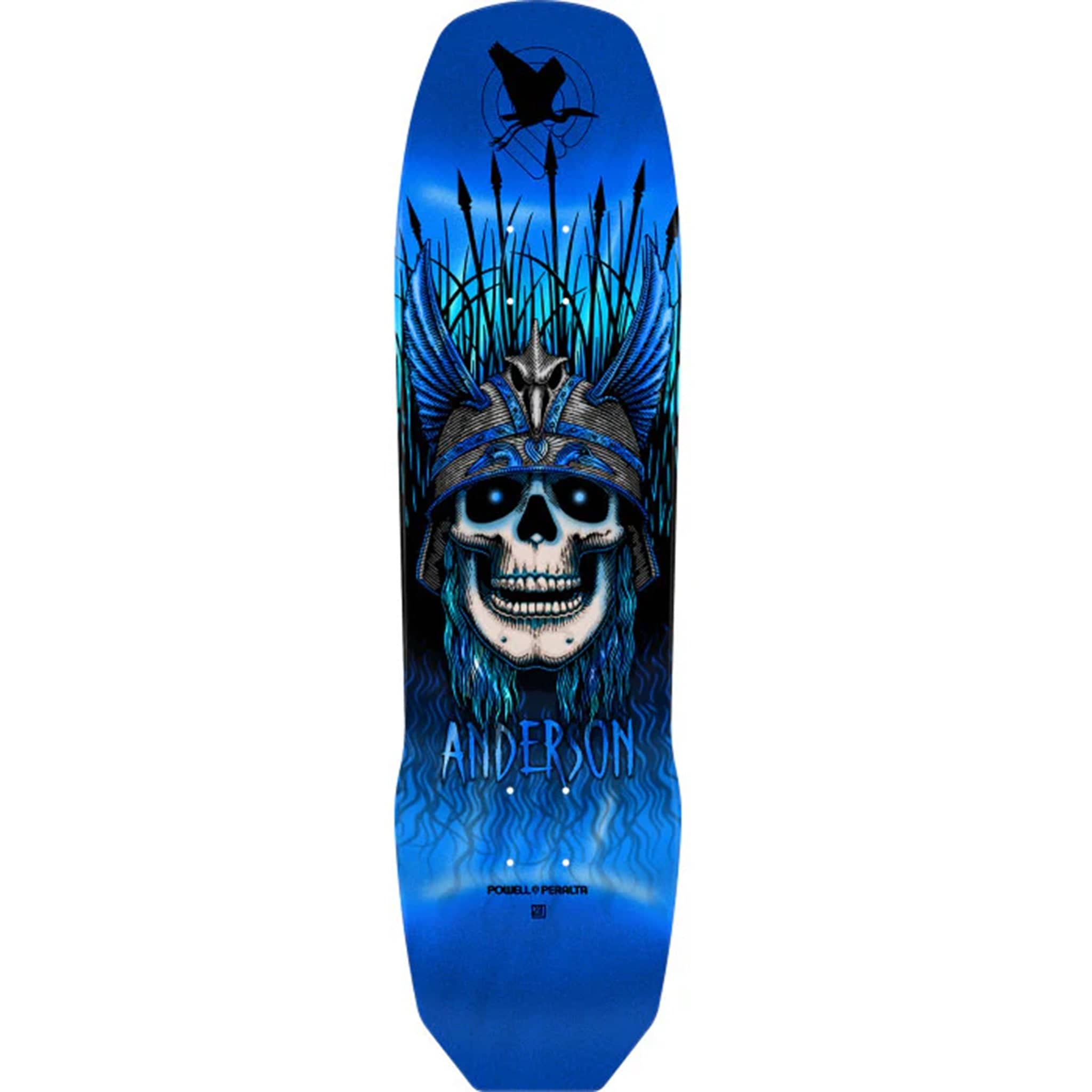 Powell Peralta Anderson Heron '04' Blue Foil Skateboard Deck 8.45"