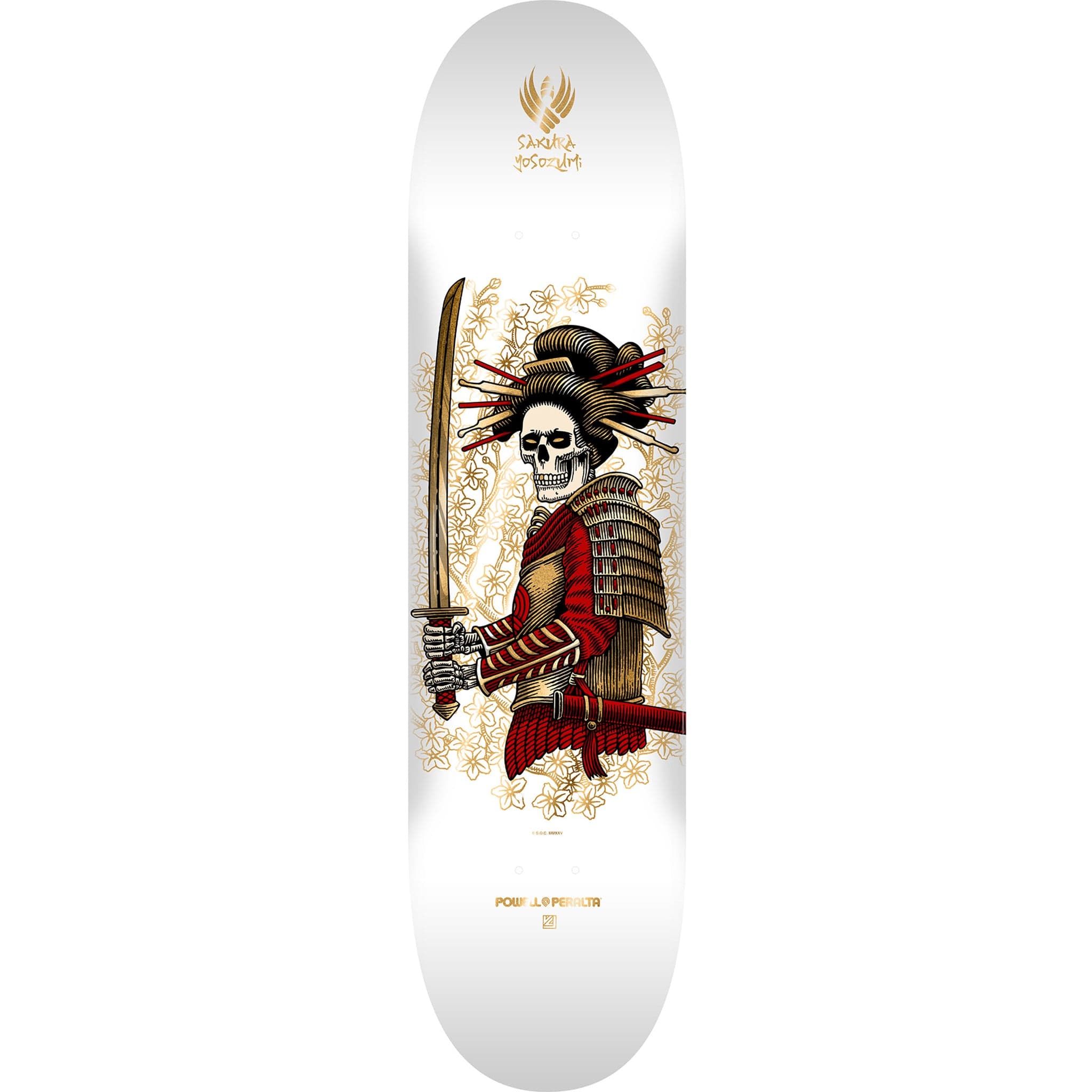 Powell Peralta Yosozumi Onna-Bugeisha Flight Skateboard Deck 8.25"