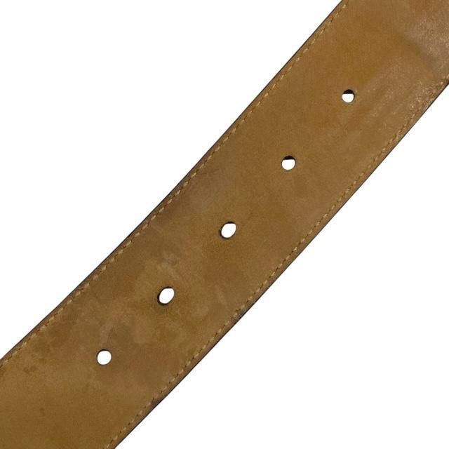 Gucci Belt Accessories Small Interlocking G Stripe Leather Canvas Navy