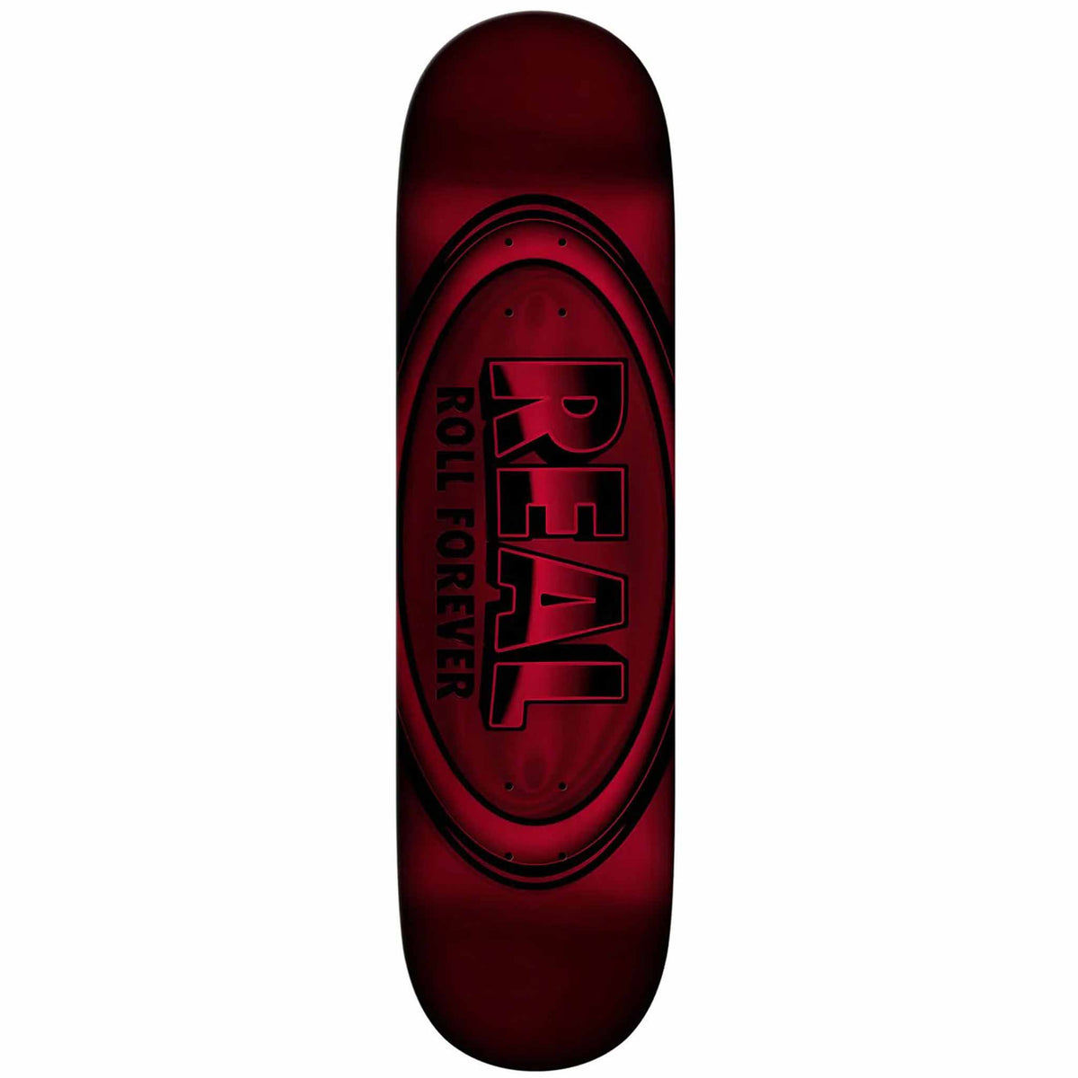 Real DBX Oval Red Foil 8.38" Skateboard Deck