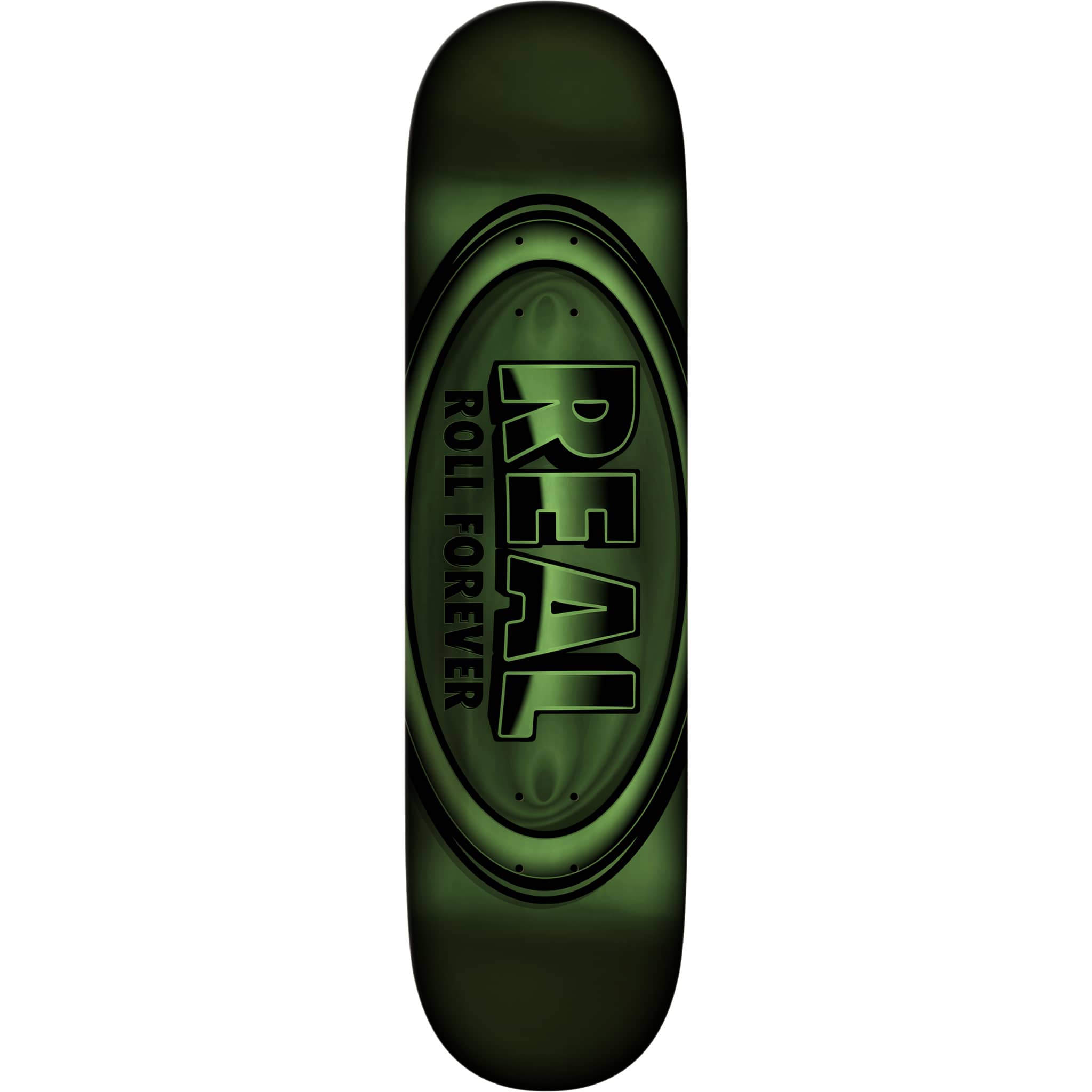 Real Team Oval DBX Skateboard Deck Green 8.5"