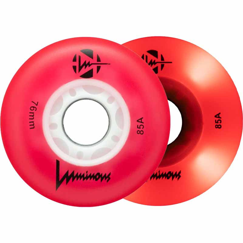 Luminous LED 76mm/85A Wheels (Pack of 4)