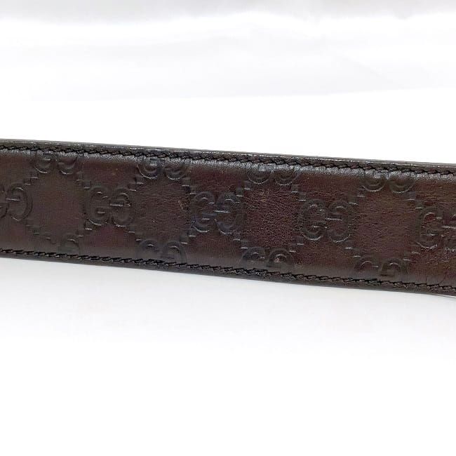 Gucci Belt Brown Cima Interlocking