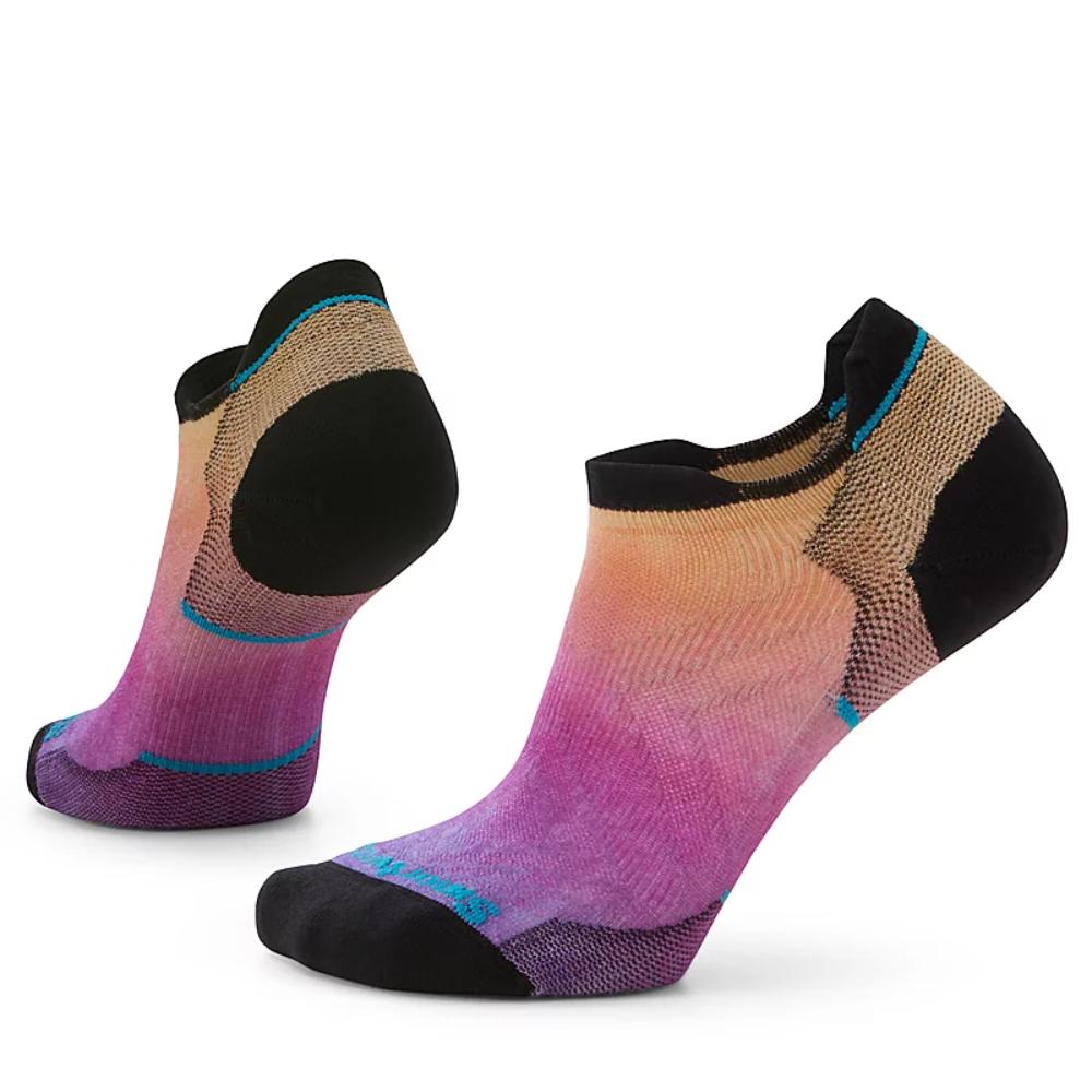 Smartwool - Run Zero Cushion Ombre Print Low - Women's - Tandoori Orange