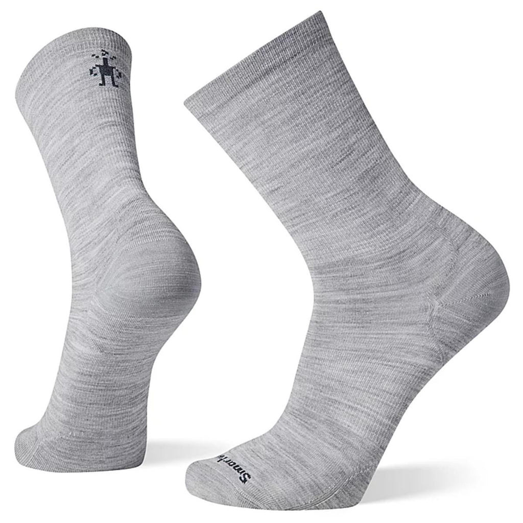 Smartwool - Everyday Anchor Line Crew Socks - Unisex - Light Gray