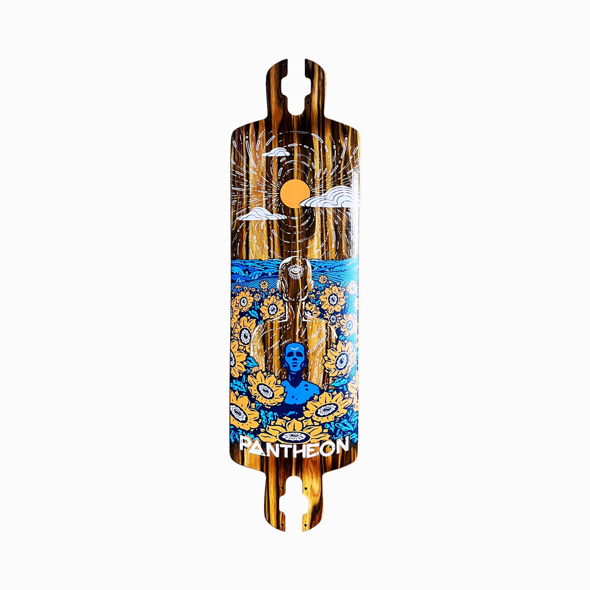 Pantheon Trip Fields Longboard Deck - 33.25"
