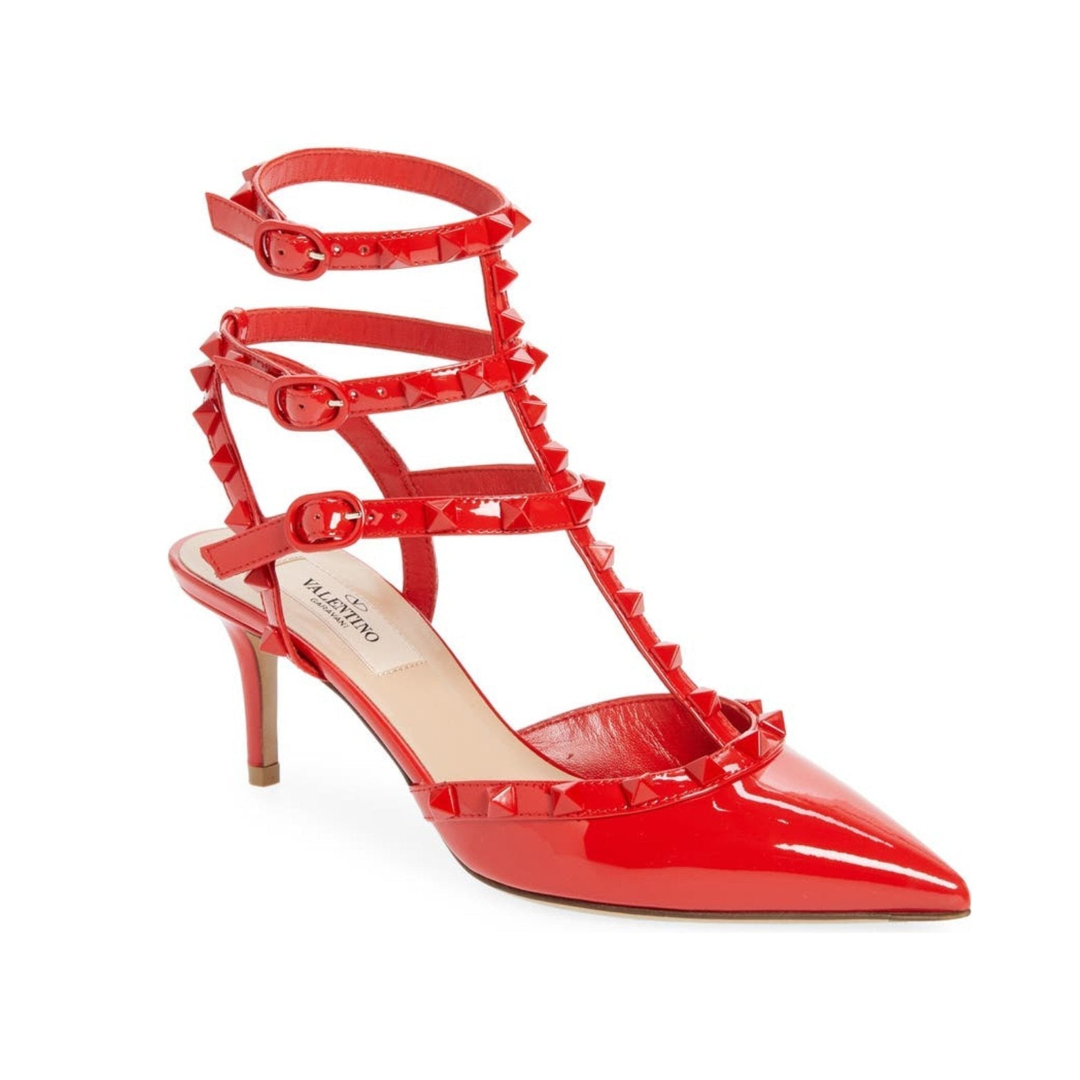 VALENTINO Rockstud Ankle-Strap Sandals