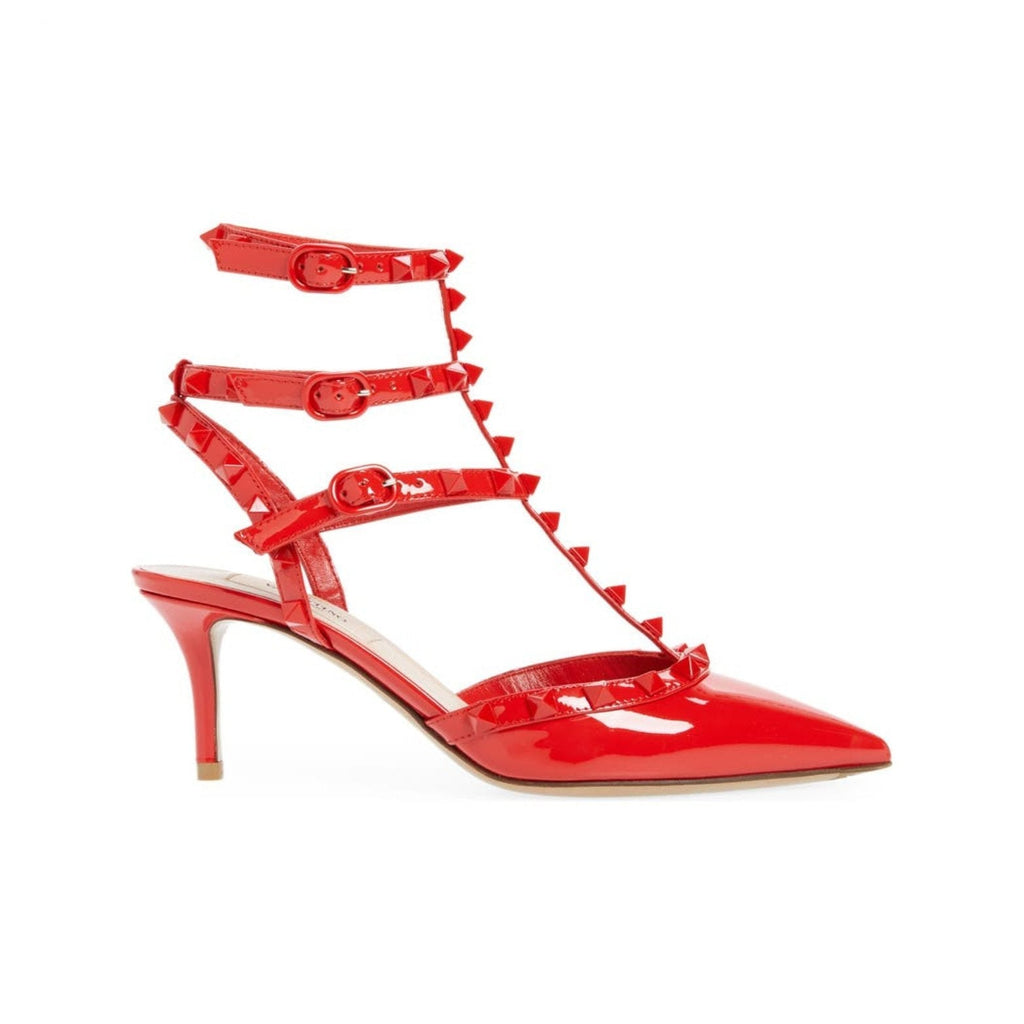 VALENTINO Rockstud Ankle-Strap Sandals