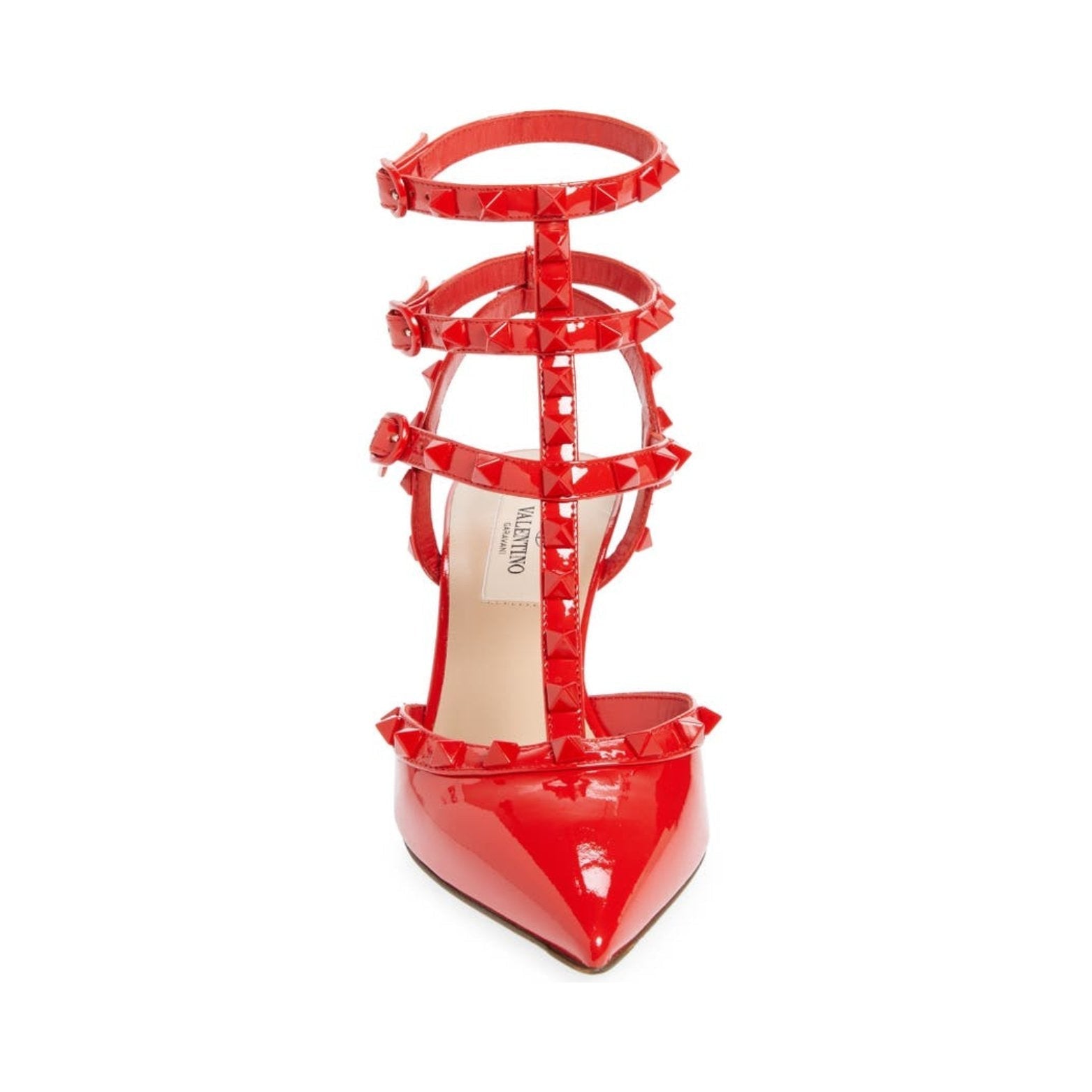 VALENTINO Rockstud Ankle-Strap Sandals