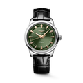 CONQUEST HERITAGE 38 mm-Green on Black Strap